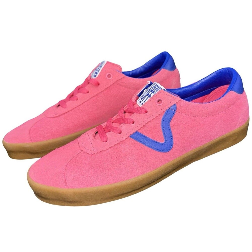 Vans Sport Low Bambino Men 11.5 Sneakers Suede Shoes Honeysuckle Pink 751505 New - Picture 9 of 9